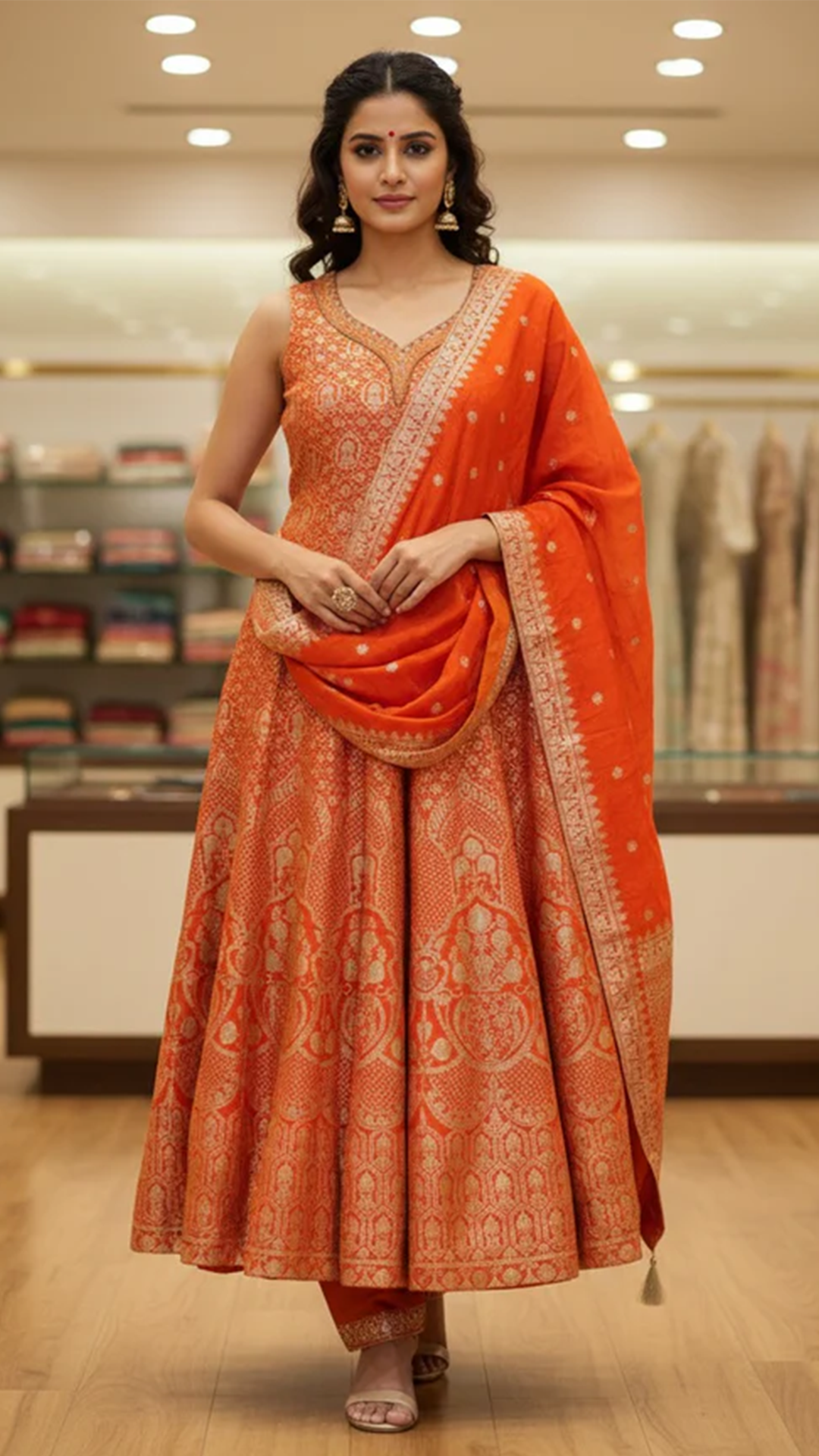 Banarasi Silk Readymade Suit