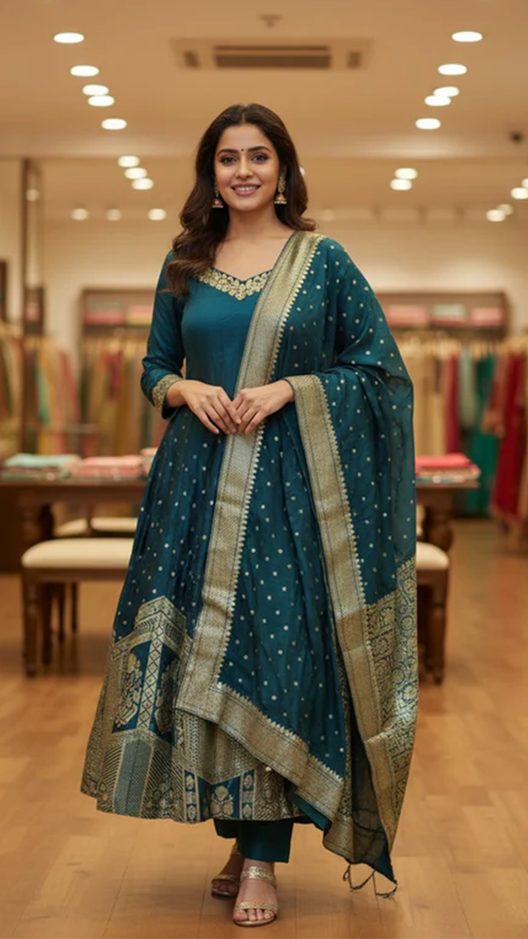 Banarasi Silk Readymade Suit