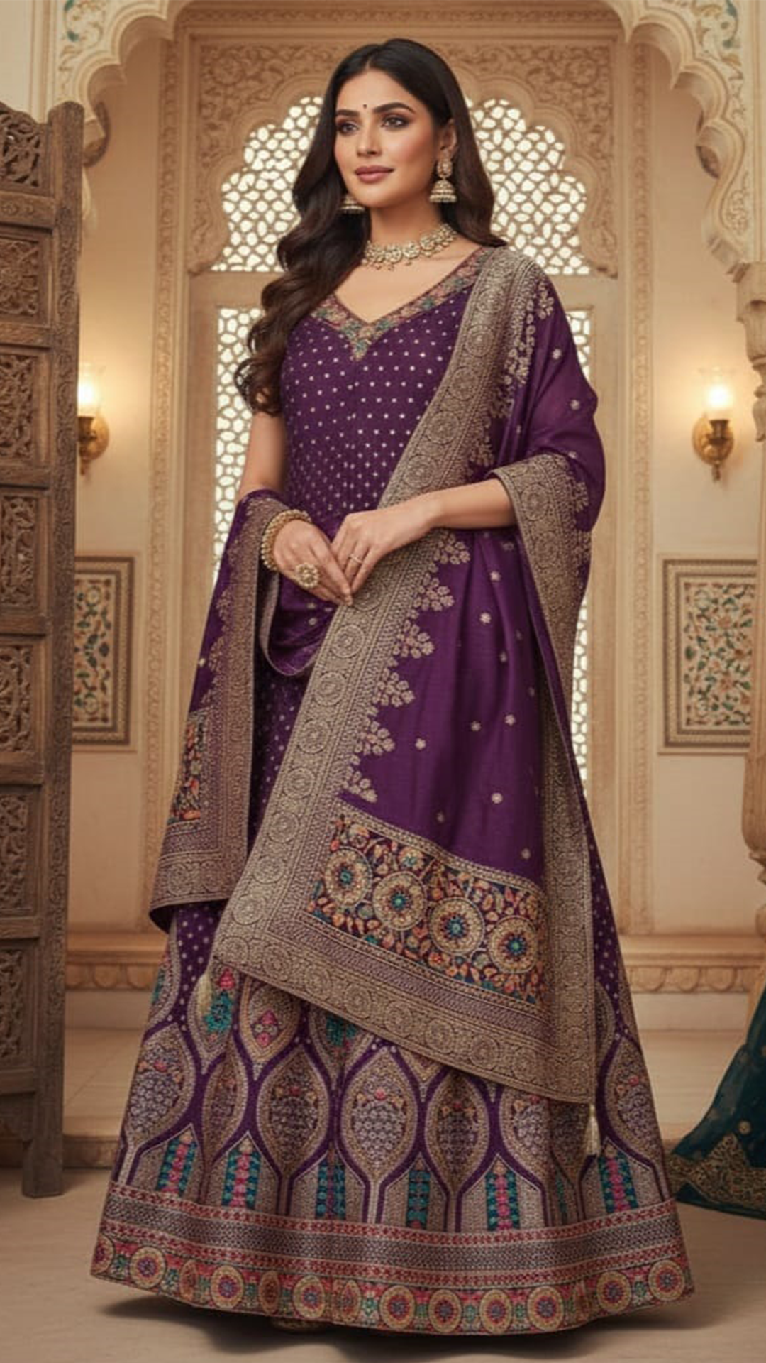 Banarasi Silk Readymade Suit