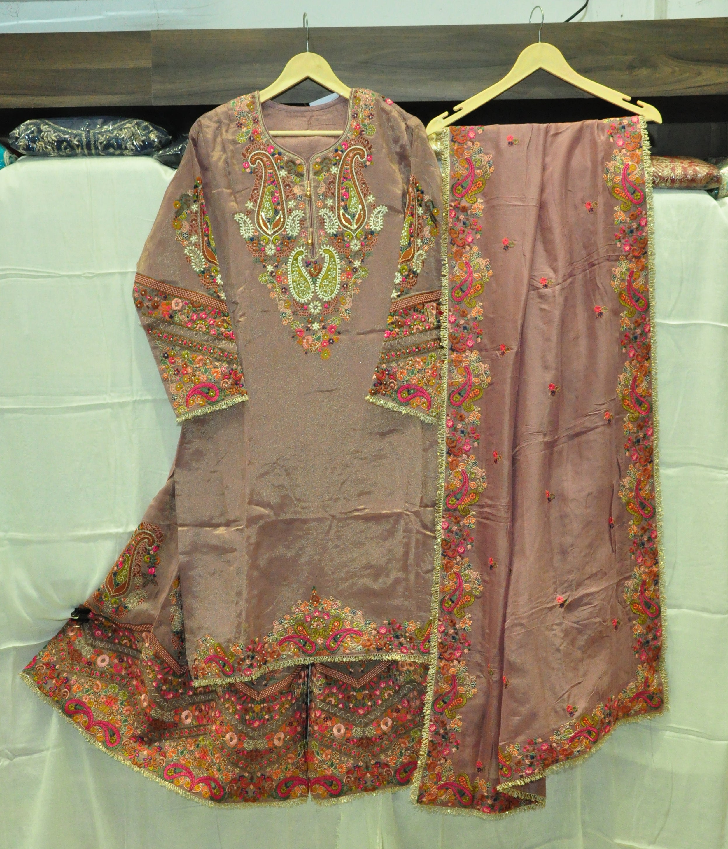 Shimer Silk Readymade Suit