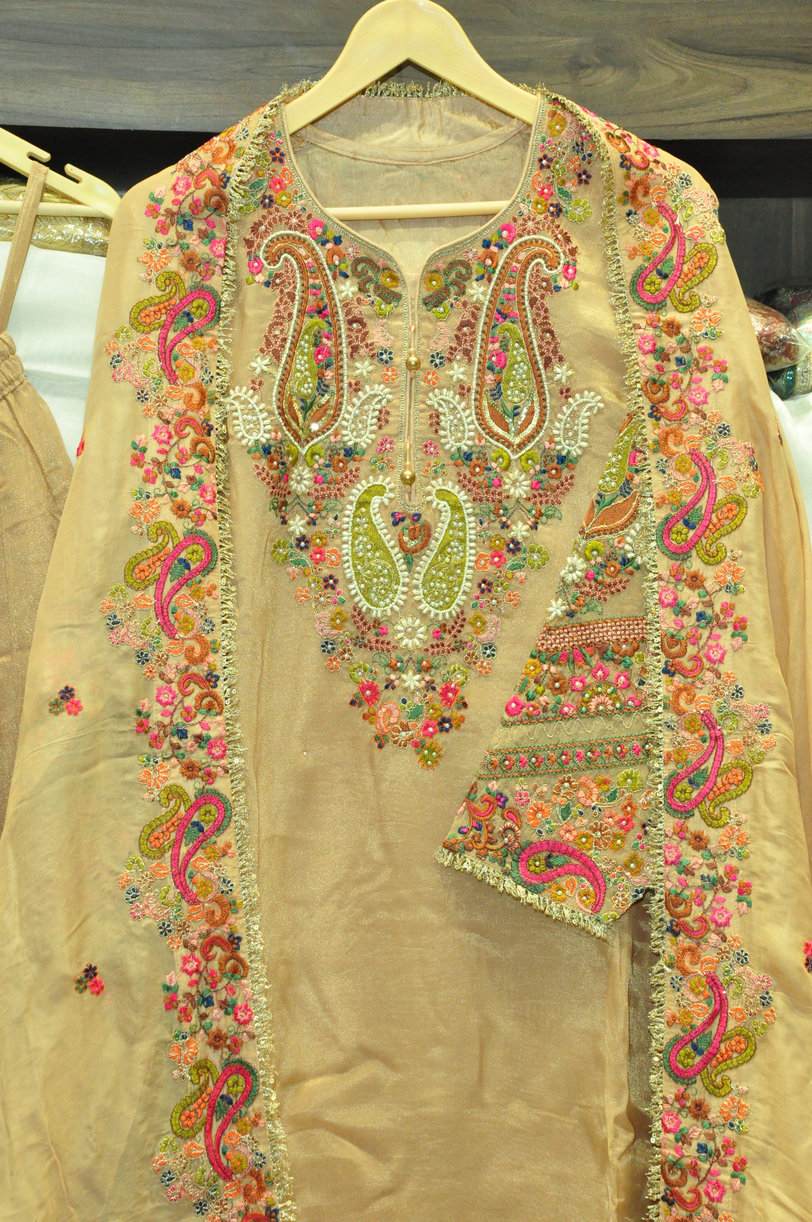 Shimer Silk Readymade Suit