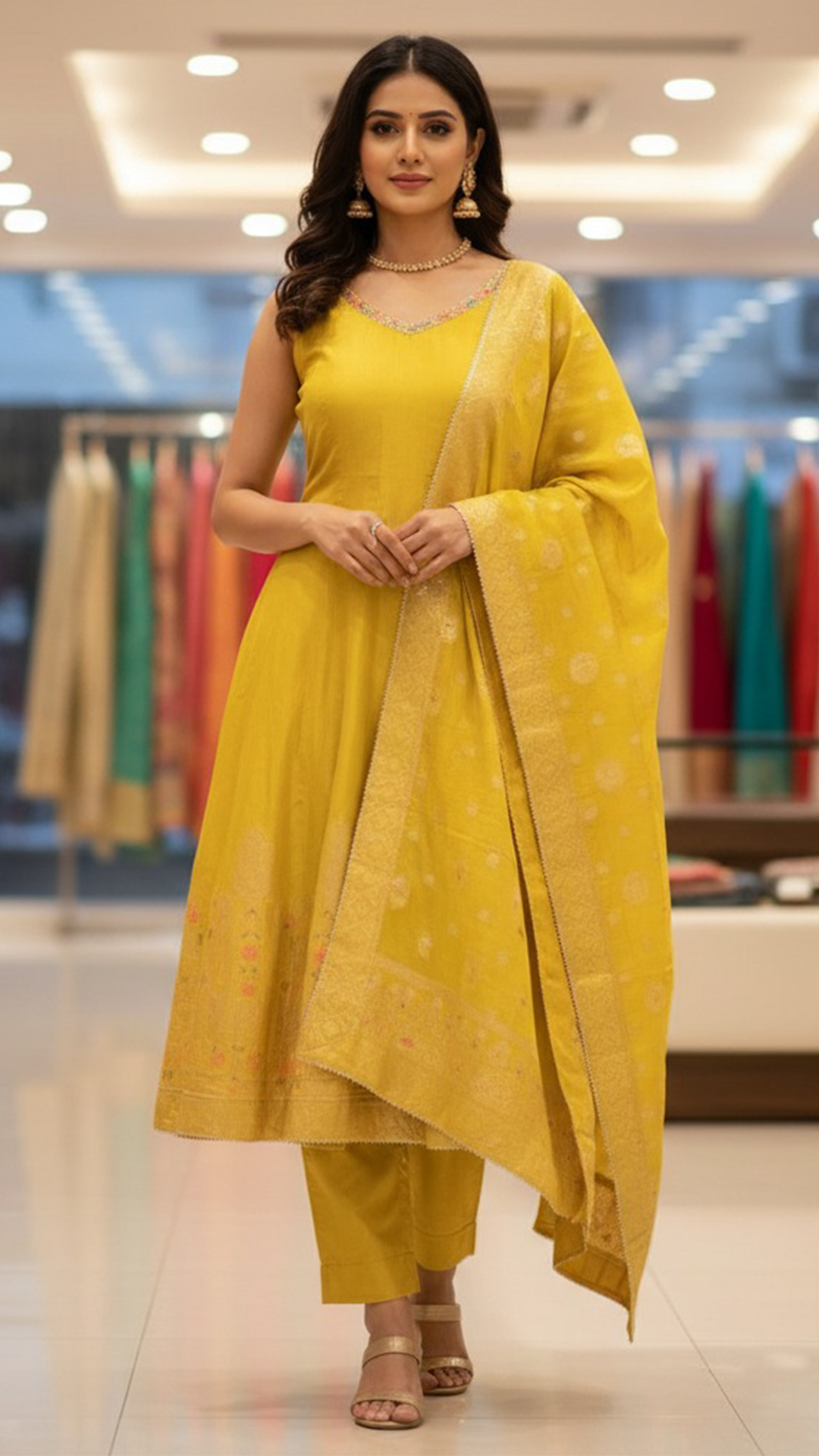 Banarasi Silk Readymade Suit