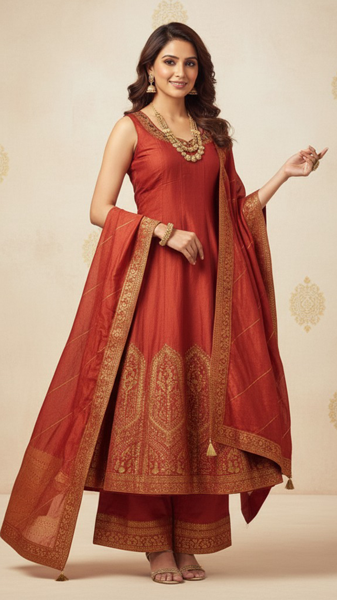Banarasi Silk Readymade Suit