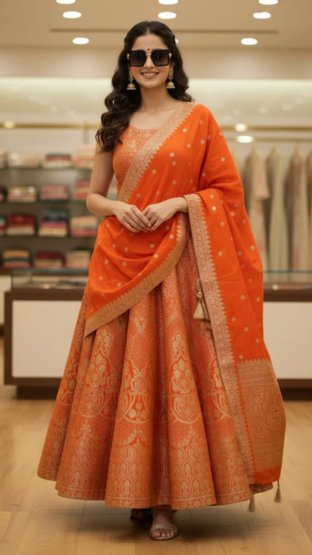 Banarasi Silk Readymade Suit