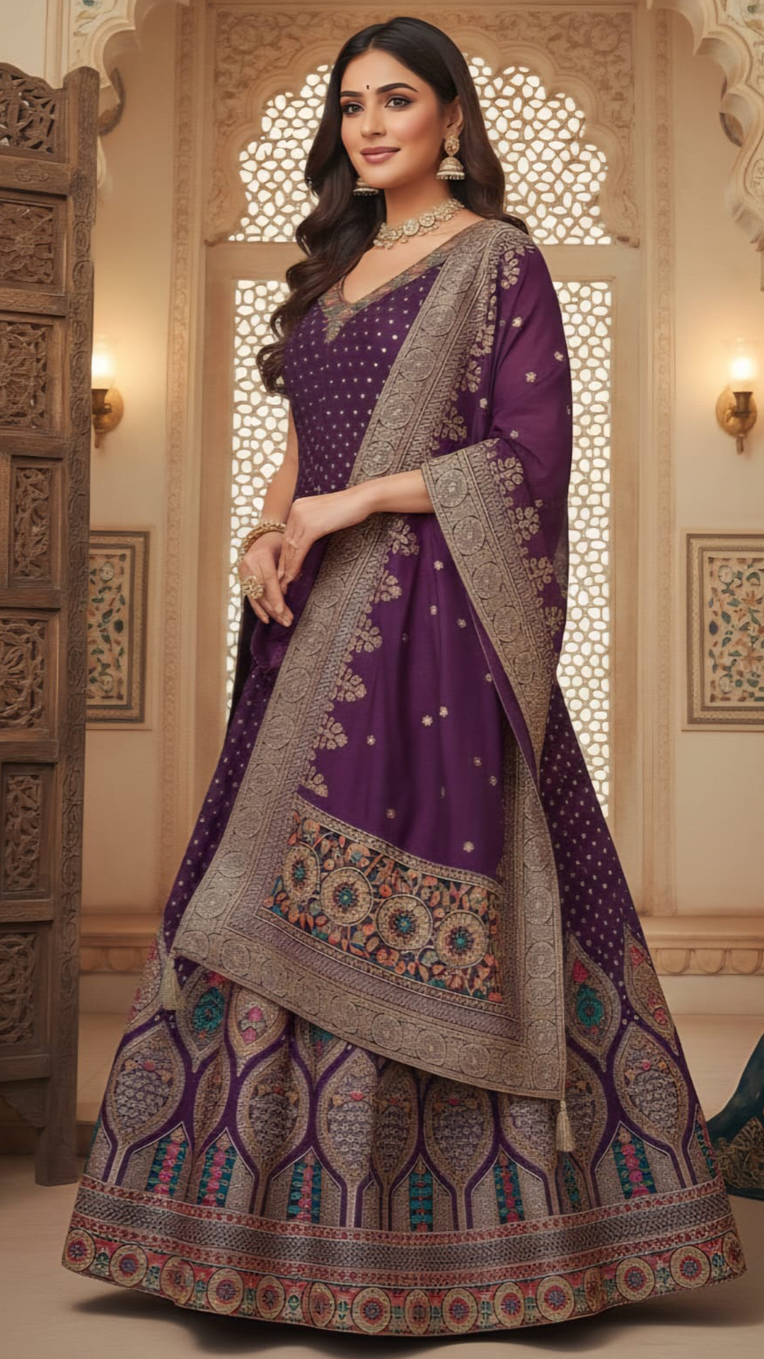 Banarasi Silk Readymade Suit