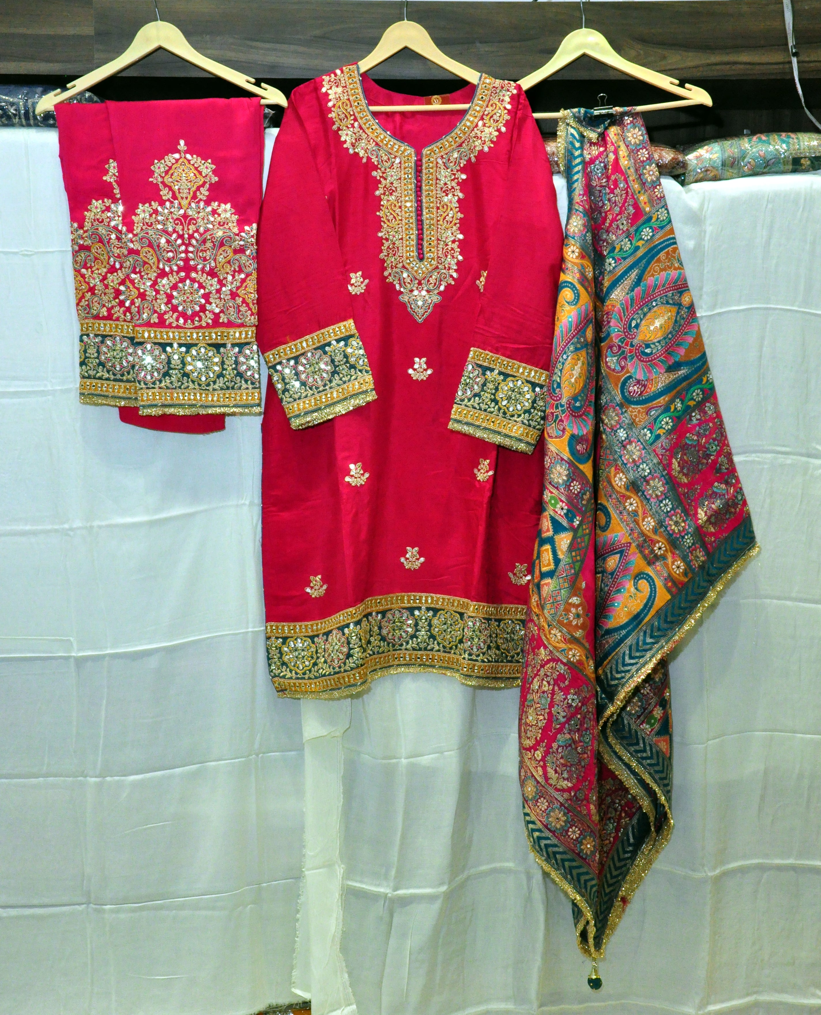 Silk Readymade Suit