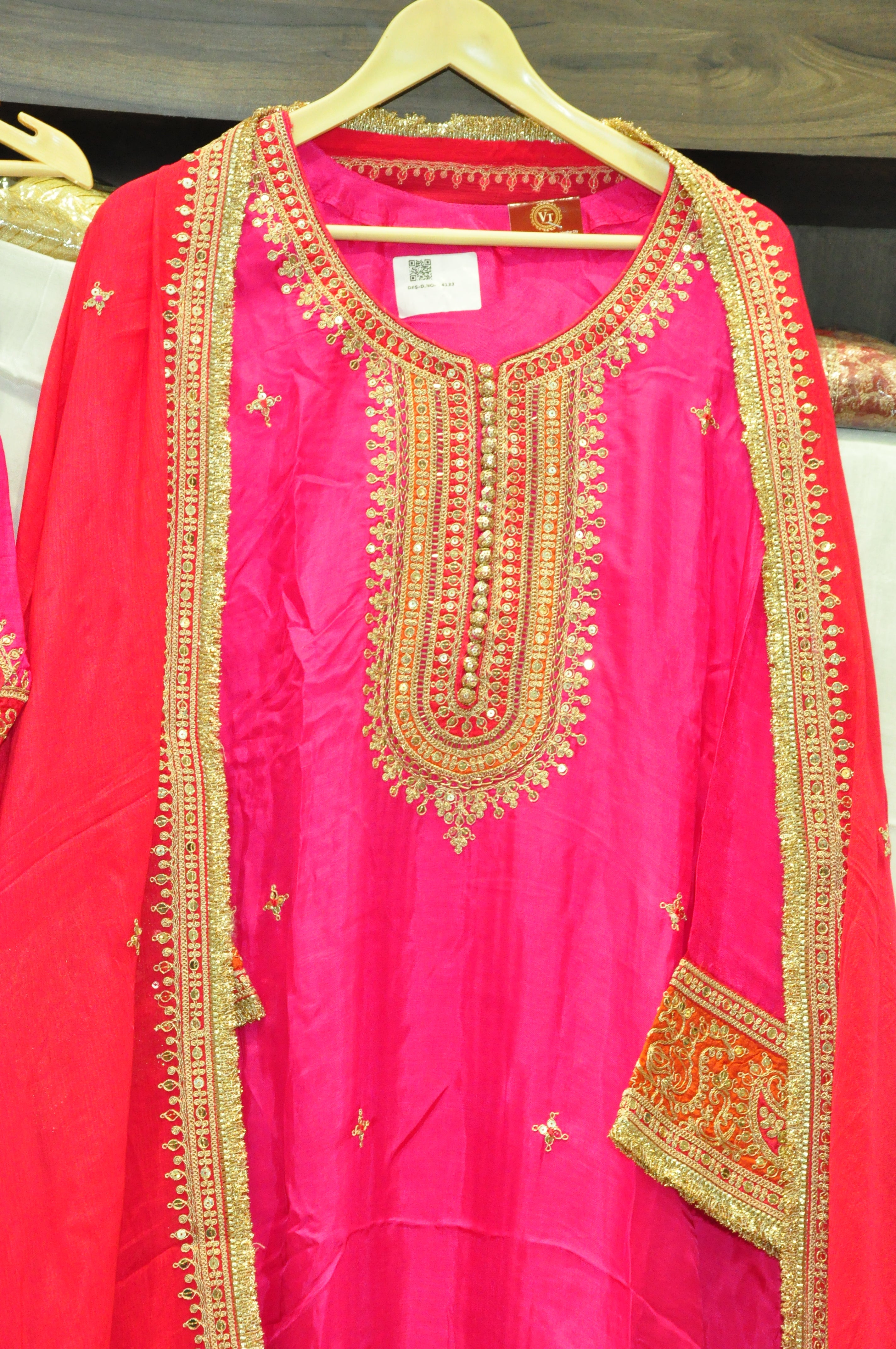 Silk Muslin Readymade Suit