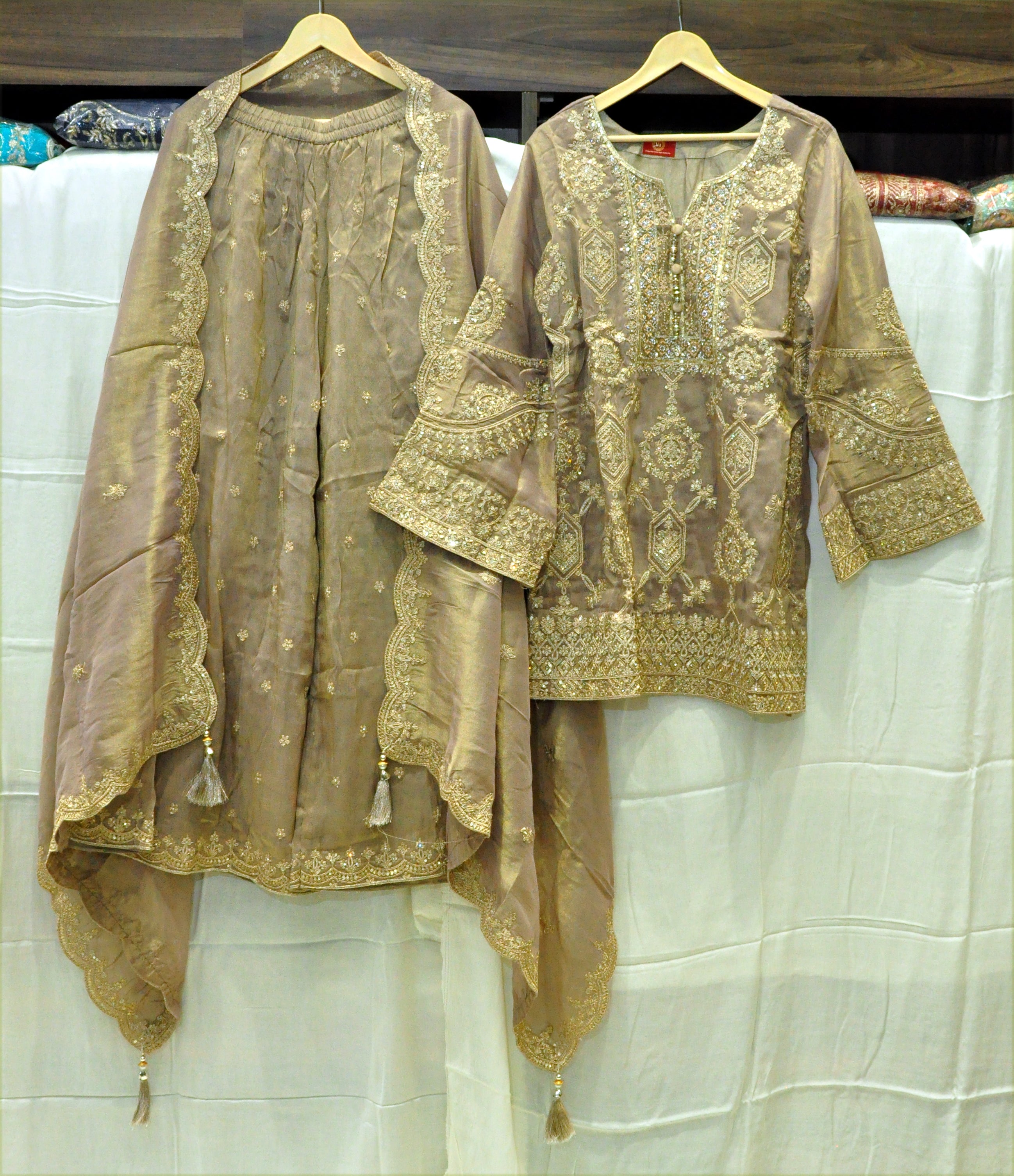 Pure Silk Readymade Suit